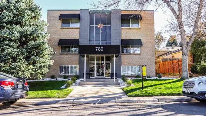 exterior of apartment building