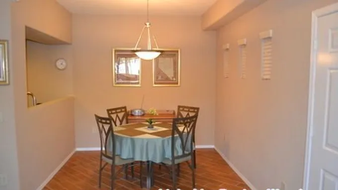 interior of dining nook