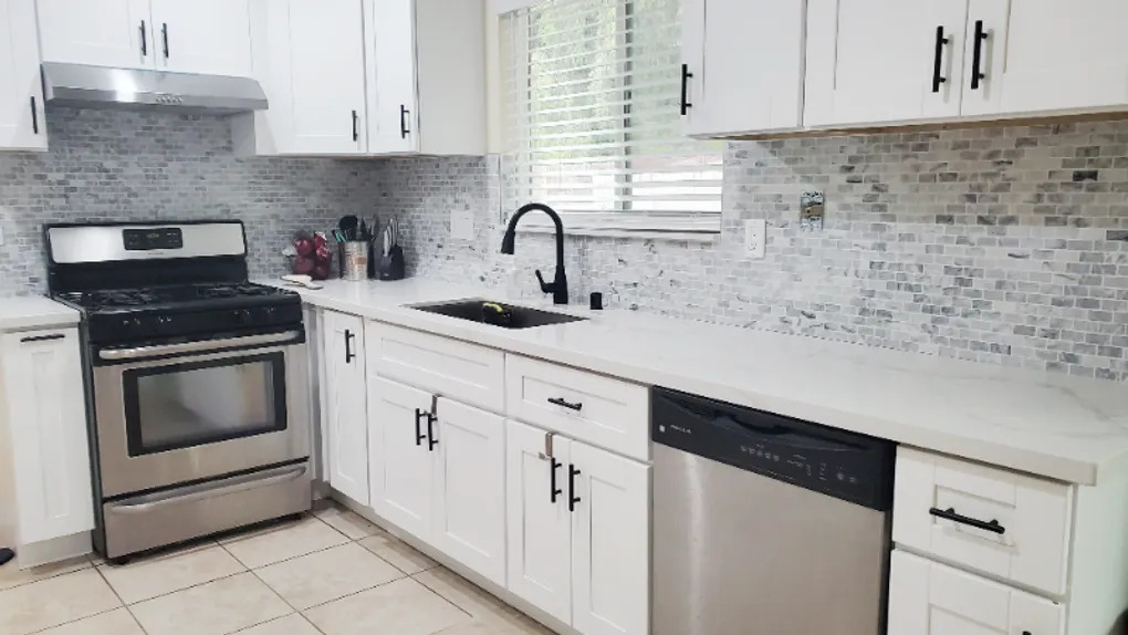 interior of apartment kitchen