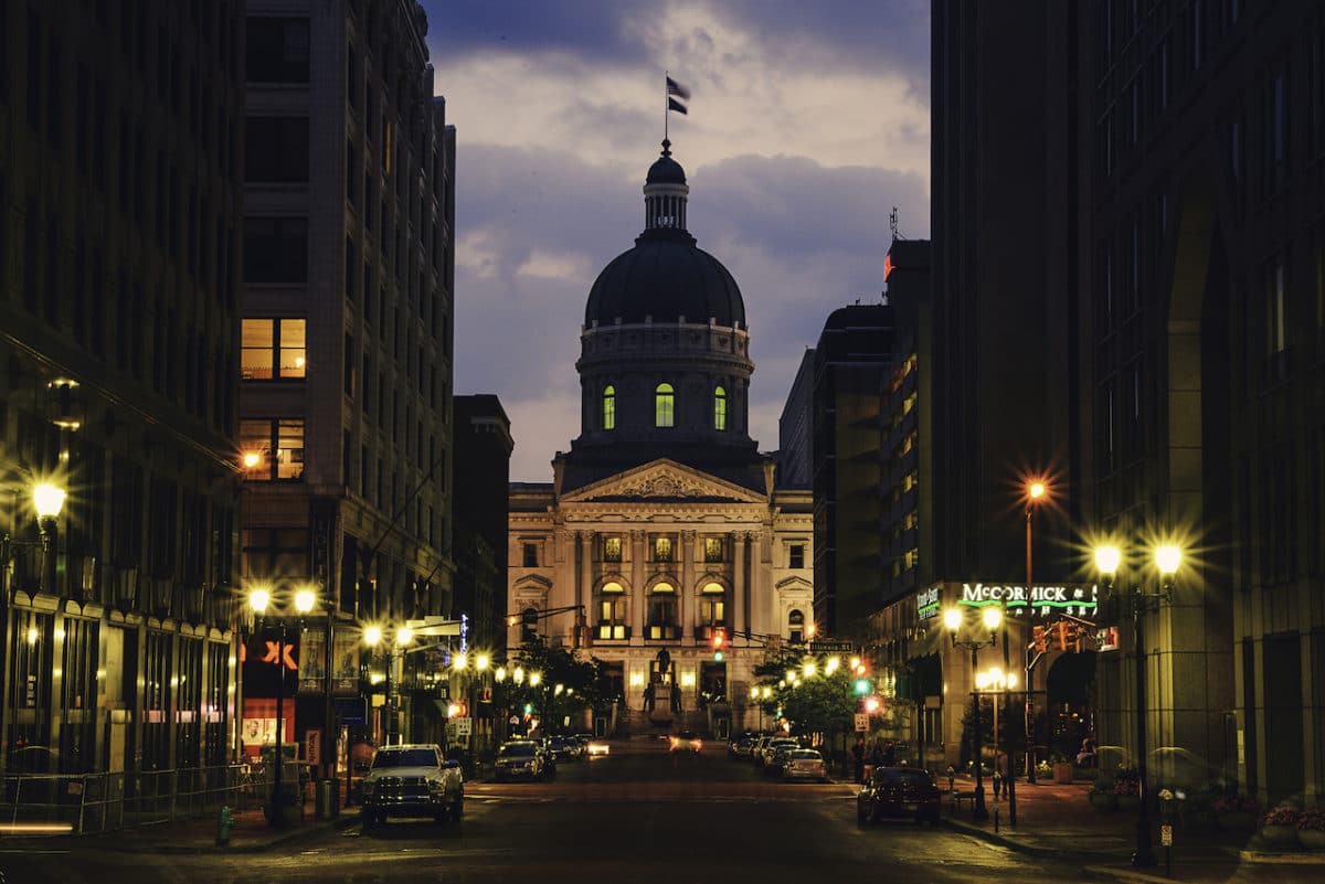 Capitol building in Indianapolis