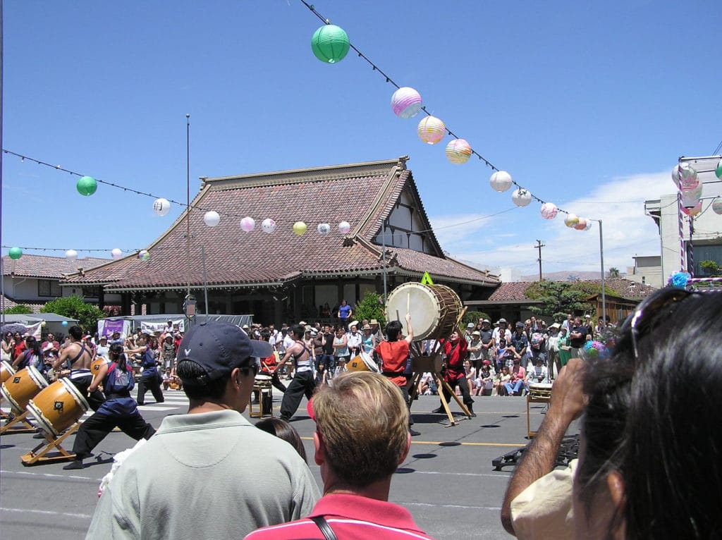 festival in san jose's japantown