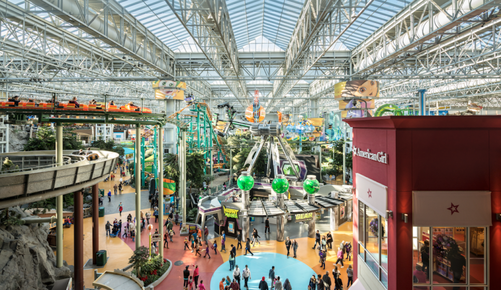 interior of mall of america