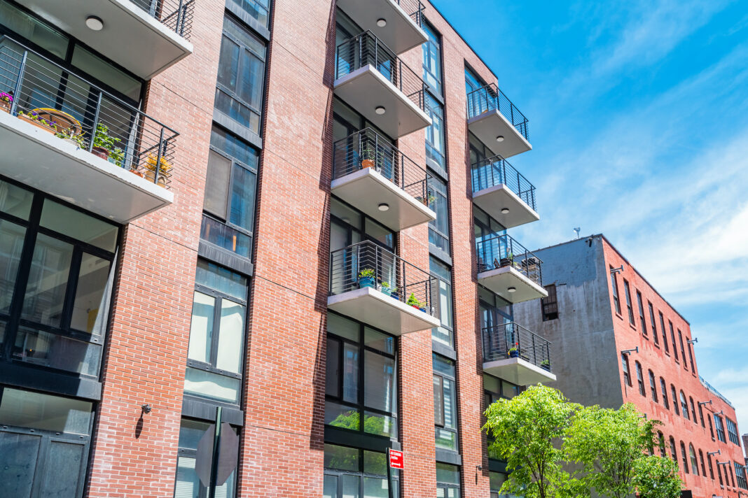 exterior image of an apartment complex