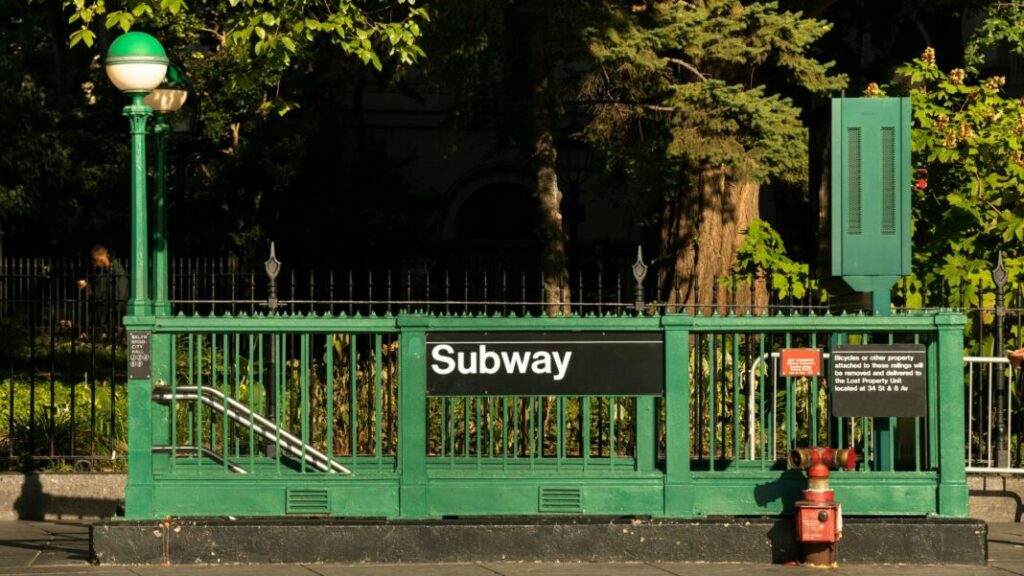 photo of nyc subway station