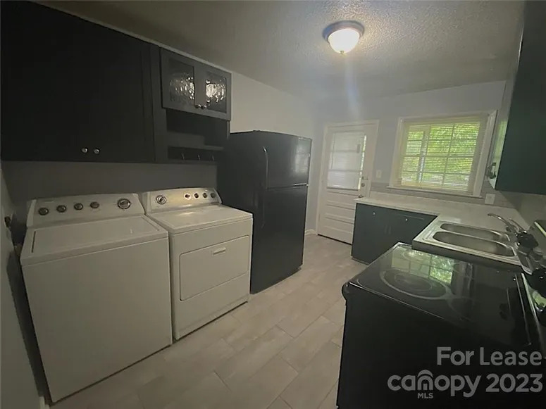 interior of kitchen in home for rent