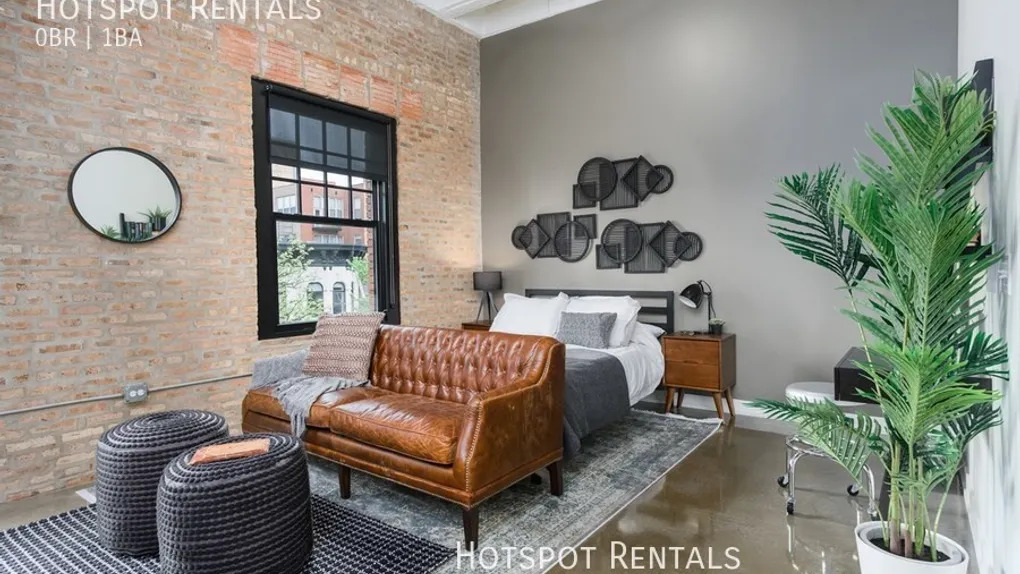 furnished interior of apartment in chicago