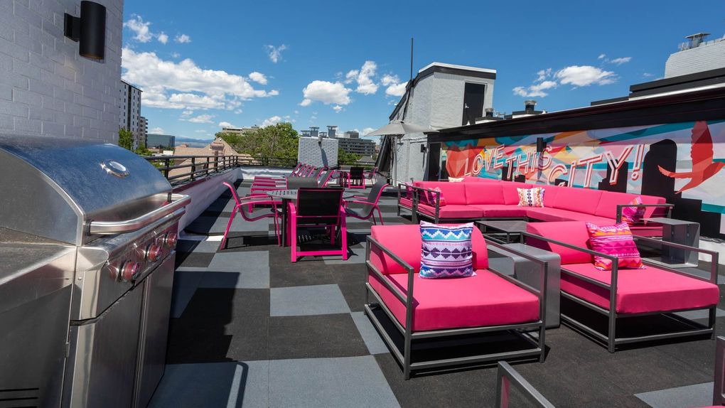 Rooftop of apartment in Denver