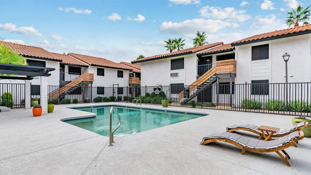 exterior of pool