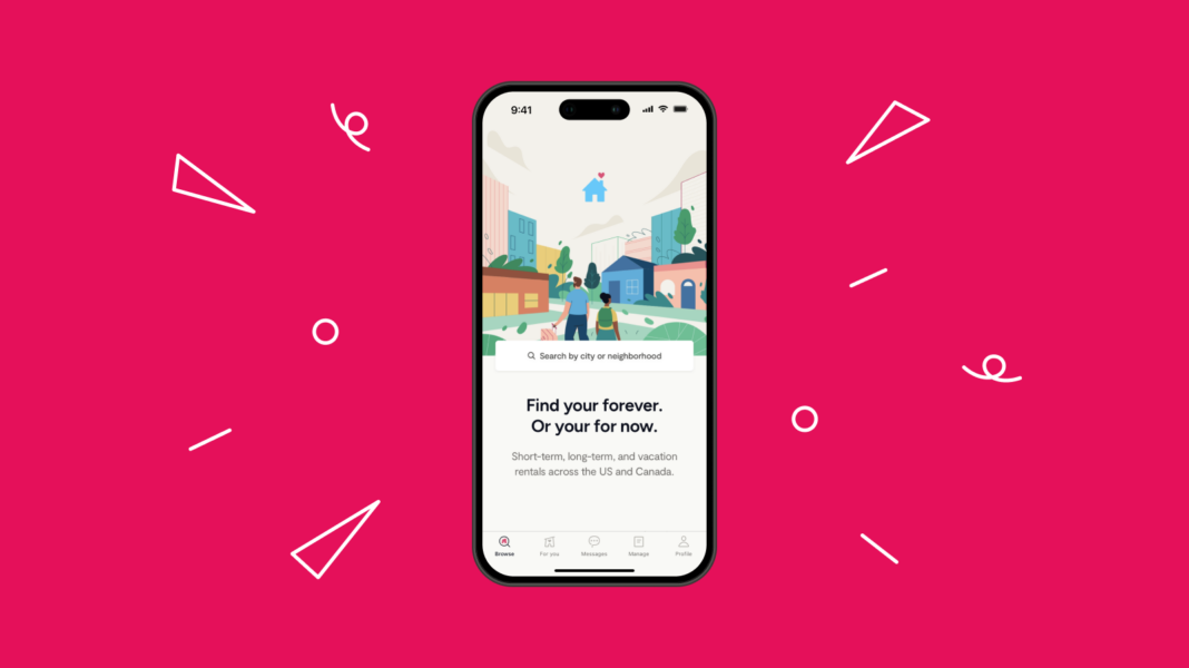A celebratory screenshot of the Zumper app on iOS